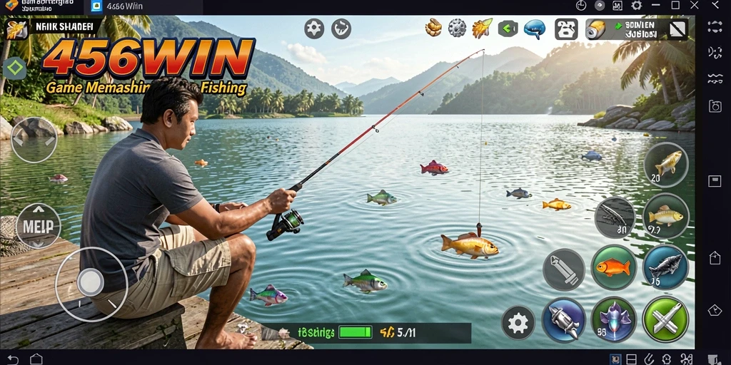 Tangkapan ikan yang menakjubkan dalam gameplay 456WIN.