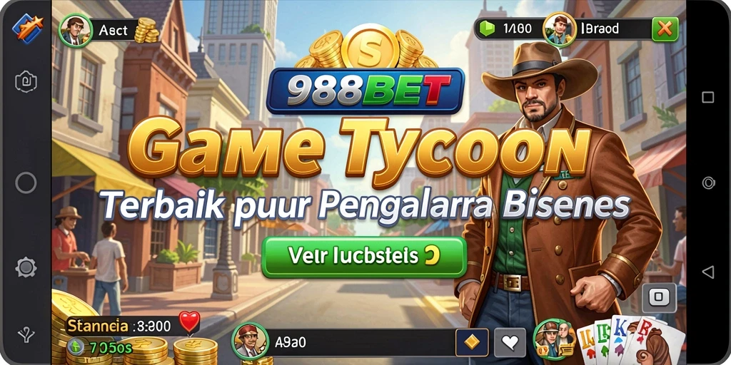 Screenshot utama 988BET menampilkan suasana gameplay Tycoon yang seru.