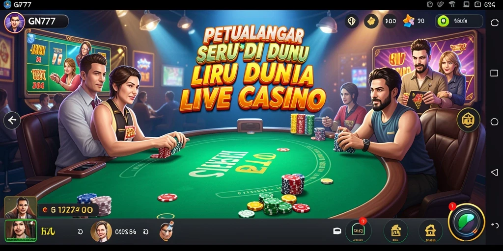 Gameplay Live Casino yang menarik dan interaktif di GN777.
