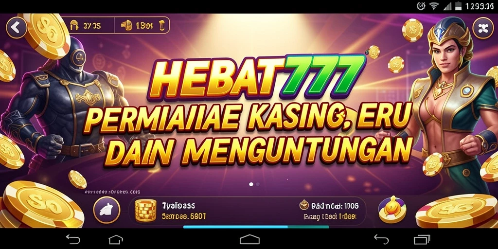 Tampilan gameplay menarik HEBAT777 dengan grafik berkualitas tinggi.