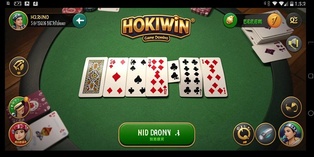 Tampilan gameplay HOKIWIN dengan dominasi strategi dan interaksi.