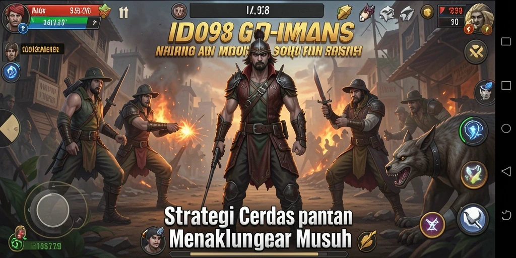 Tampilan screenshot dari gameplay ID098 yang menegangkan dan strategis.