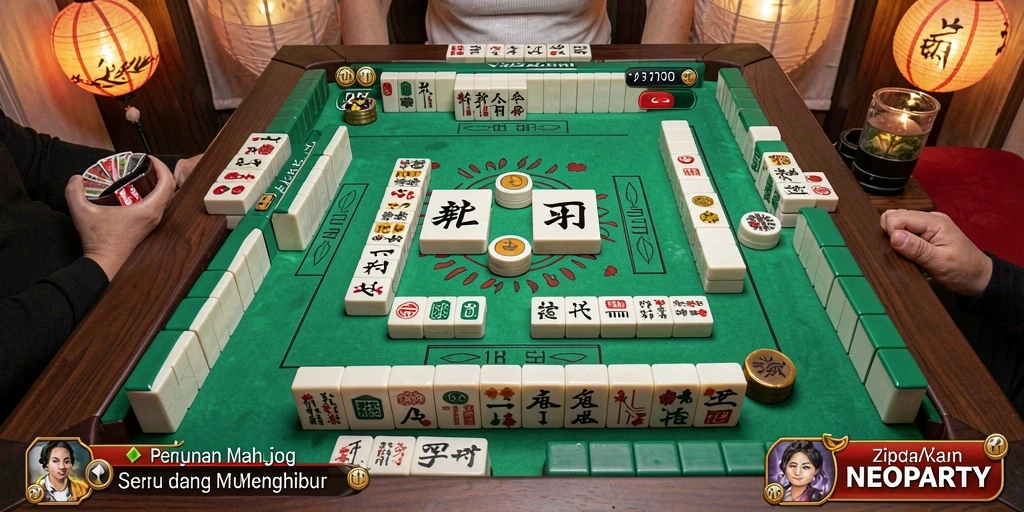 Menampilkan gameplay Mahjong yang menarik dan menantang.